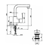 Sarrdesign Basin Mixer Amazon Gold High-Neck