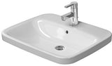 Duravit Bathroom Basin DuraStyle White Over Counter Top Rectangle 62cm