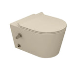 Sanipure Titan Wall-Mounted Toilet With Seat Cover Soft close White