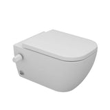 Sanipure Magnos Wall-Mounted Toilet With Seat Cover white