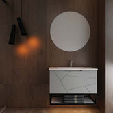 Beroia Furniture Unit with Washbasin 80×46 Cm