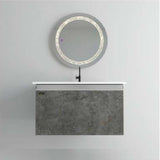 Beroia Furniture Unit with Washbasin 80×46 Cm Aris Antrasit