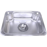 حوض مطبخ استانلس ستيل كورينا كوري 63×46 سم