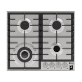 Purity Built-in Gas hob 4 burners 60 cm stainless