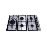 Purity Built-In Gas Hob 5 Burners 90cm Silver