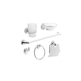 Bathroom Accessories Set 6 Pieces Chrome