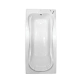 Duravit Bathtub Jamaica with pillow and handle 170 x 80 cm with and without panel