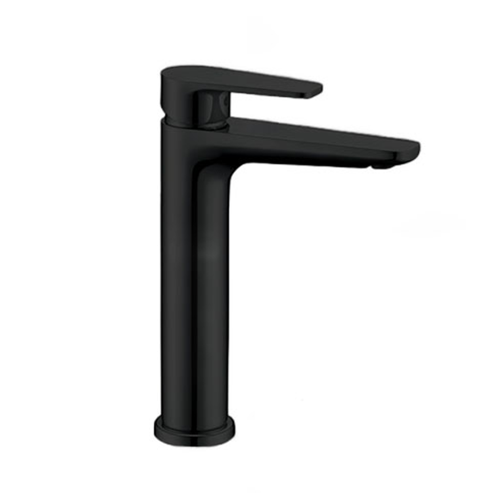 Lutz Shawn High-Neck Basin Mixer Black