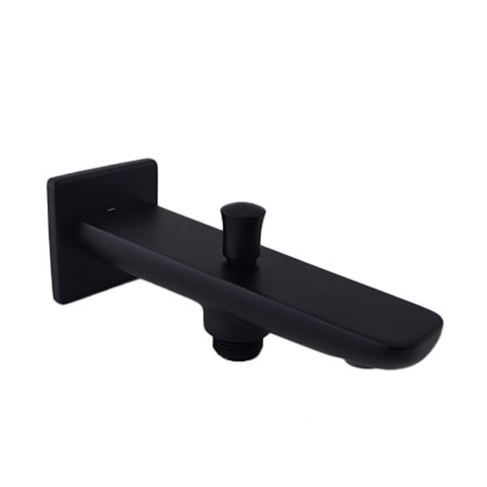 Lutz Bathtub Spout with Diverter Black
