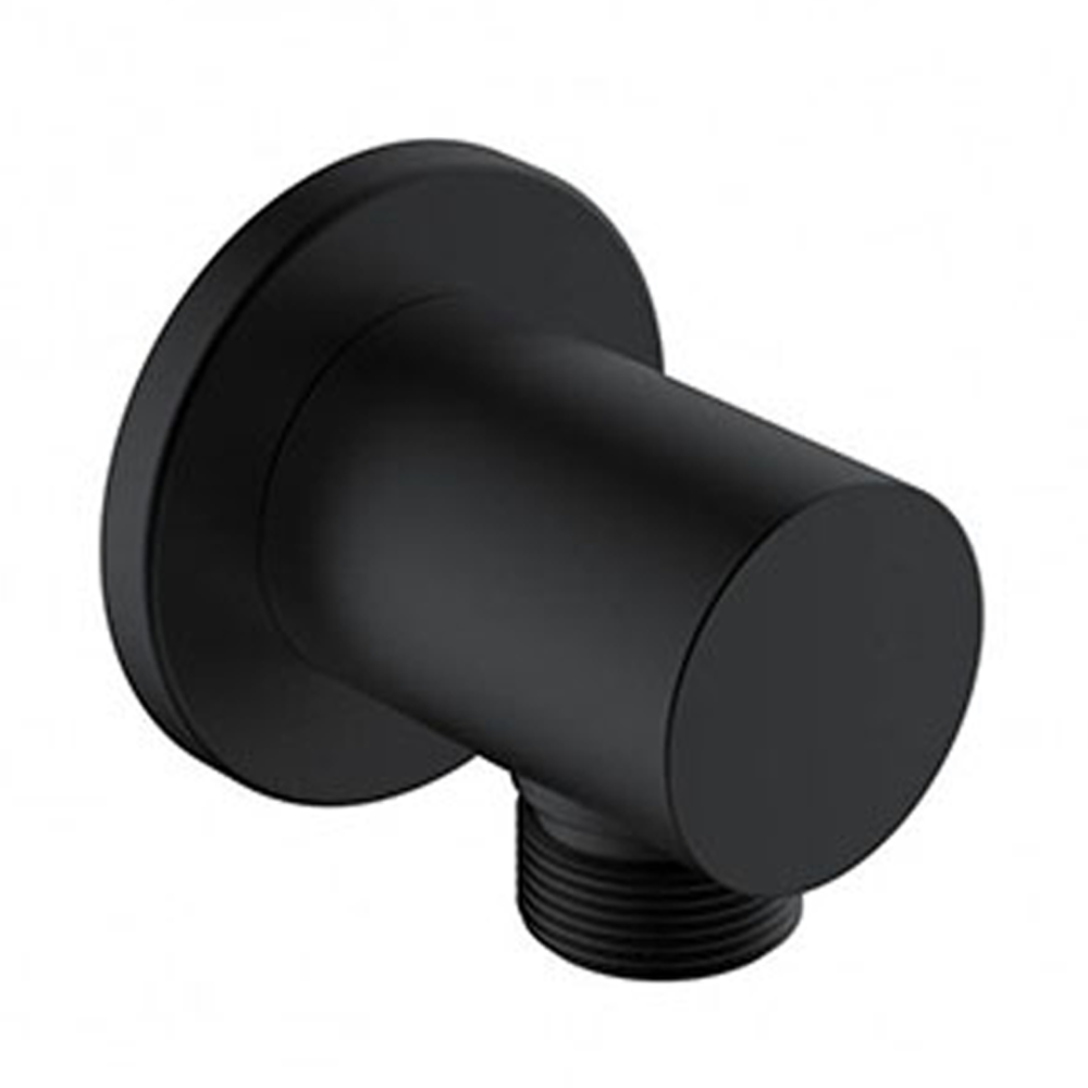 Lutz Circular Outlet Elbow Black