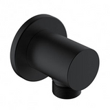 Lutz Circular Outlet Elbow Black