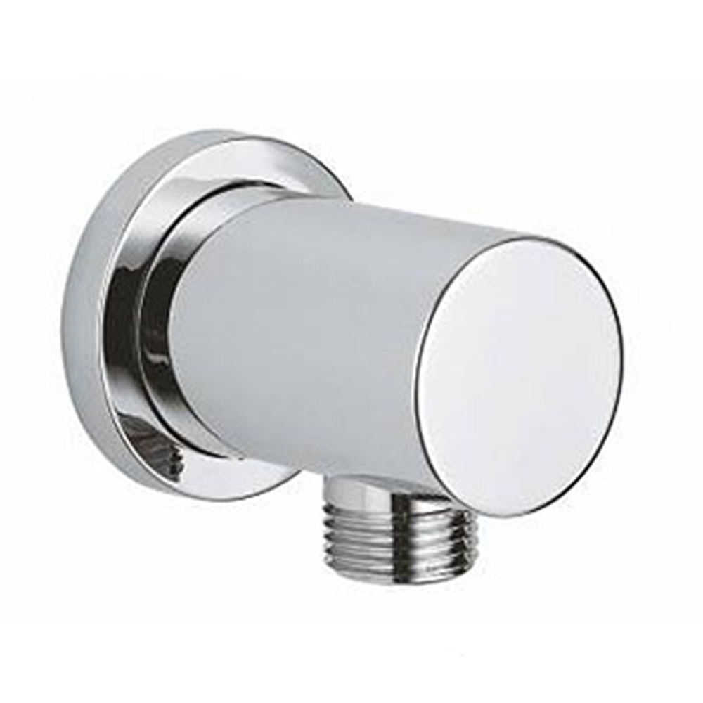 Lutz Circular Outlet Elbow Chrome