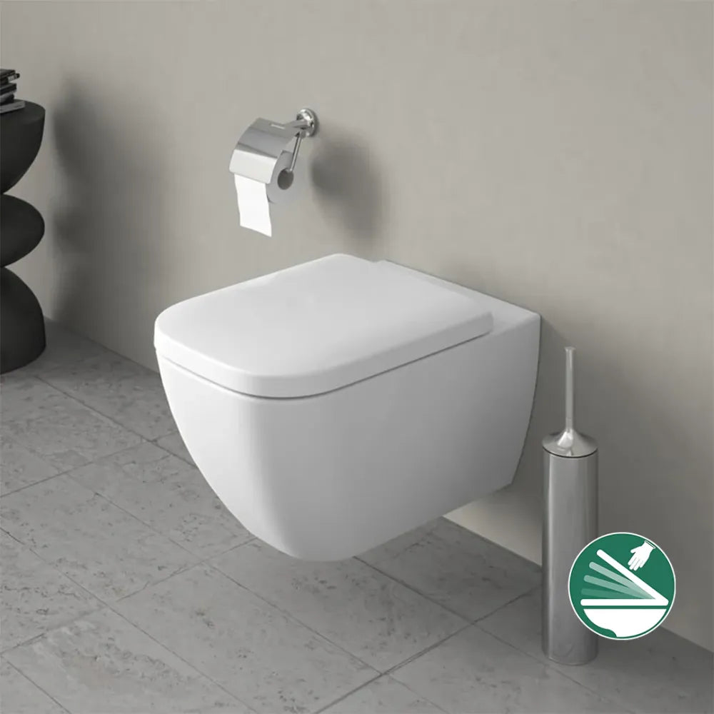 Duravit Happy D.2 Wall-Mounted soft close Toilet White 54 x 36.5 cm