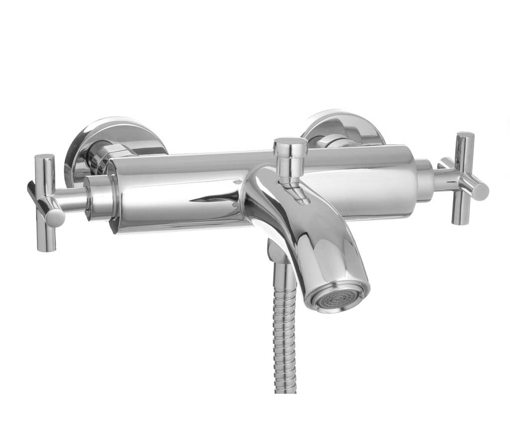 Sarrdesign Bathtub Mixer Twin Chrome