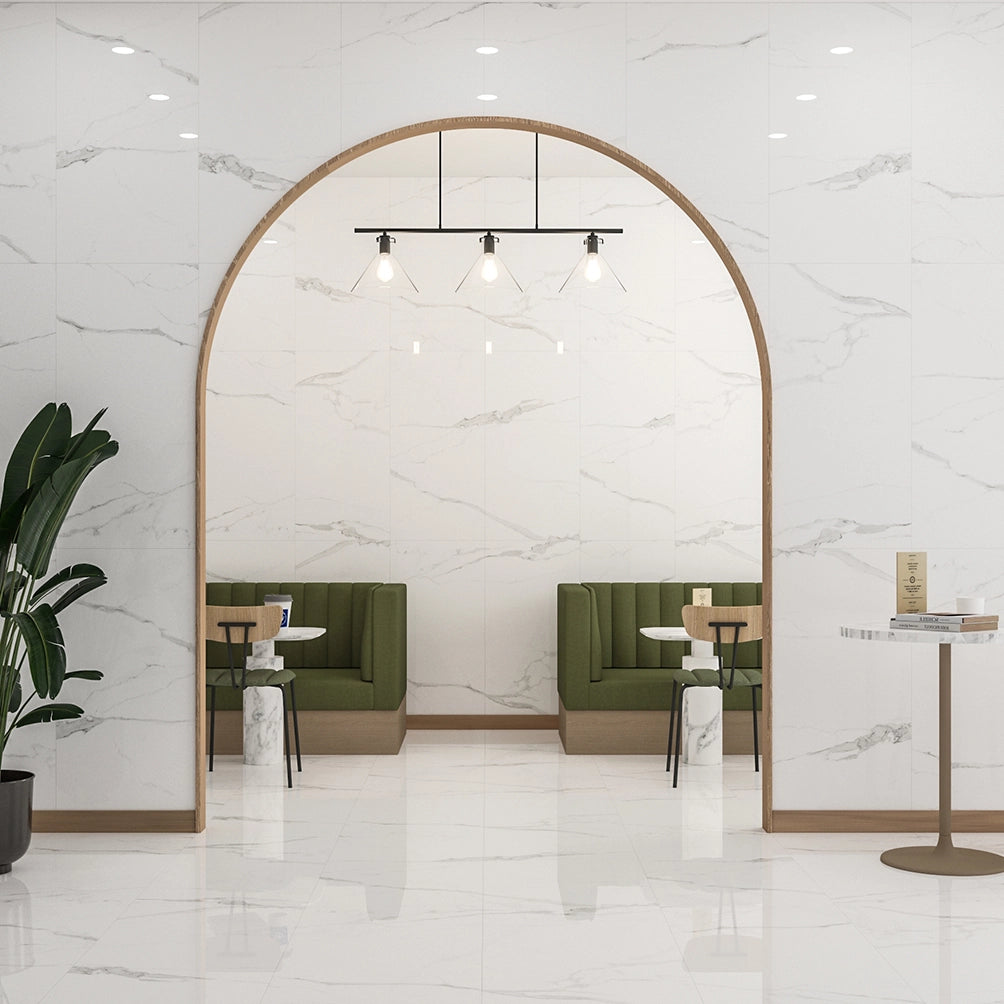 Porcelain BERGAMO white  120*60 cm From Granito