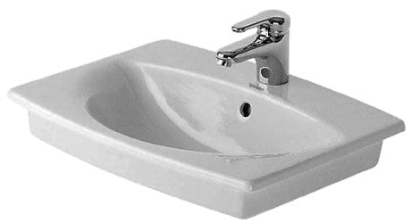 Duravit Caro Counter Top Rectangle Basin 57 cm White