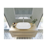 Sanipure Eros Over Counter Top Oval Bathroom Basin 60×40 cm