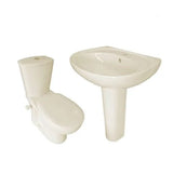 طقم صحى ديورافيت اكو حوض 60 سم بالعامود مع الدش والسيديلى 