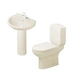 Duravit Dellarco sanitary ware toilet set with 60 cm basin and column