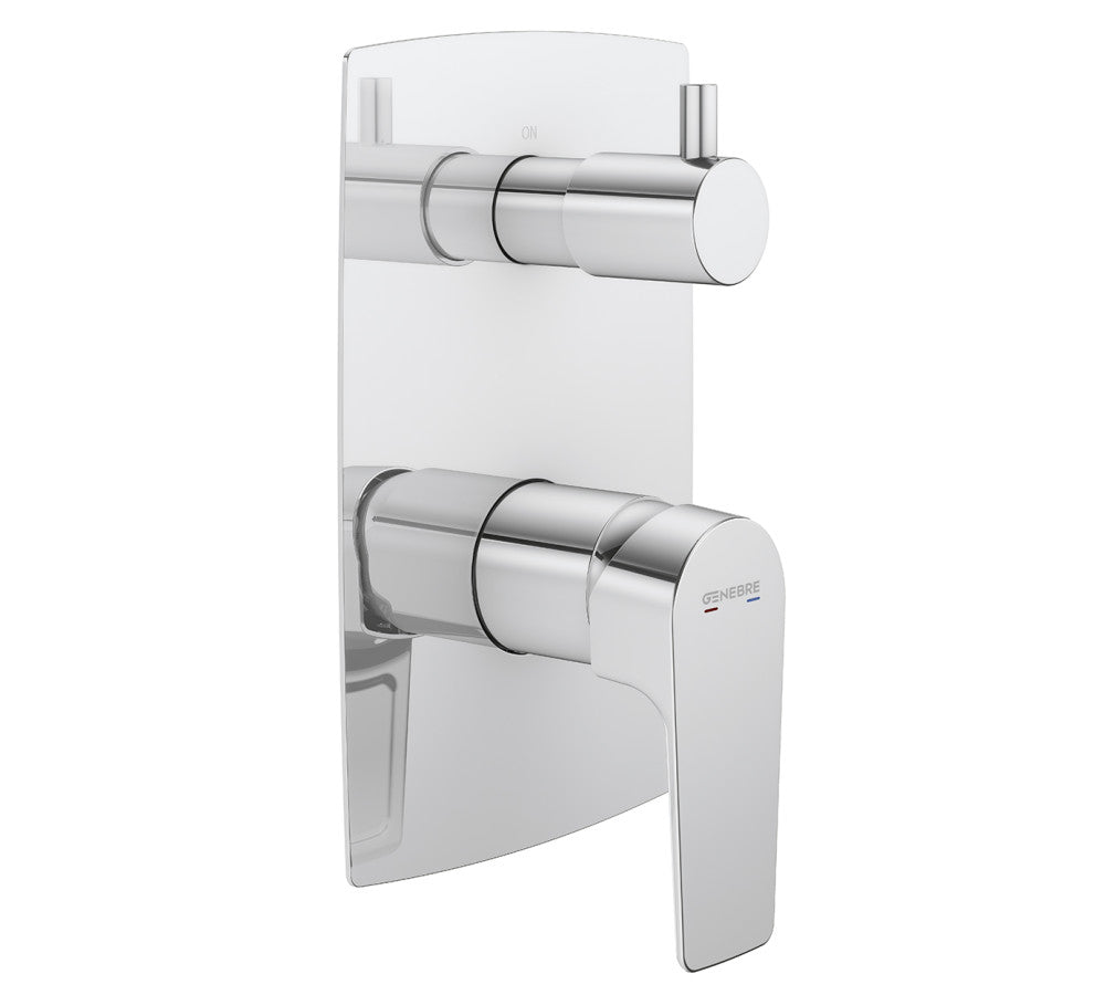 Genebre Bathtub Mixer Chrome 2 exit