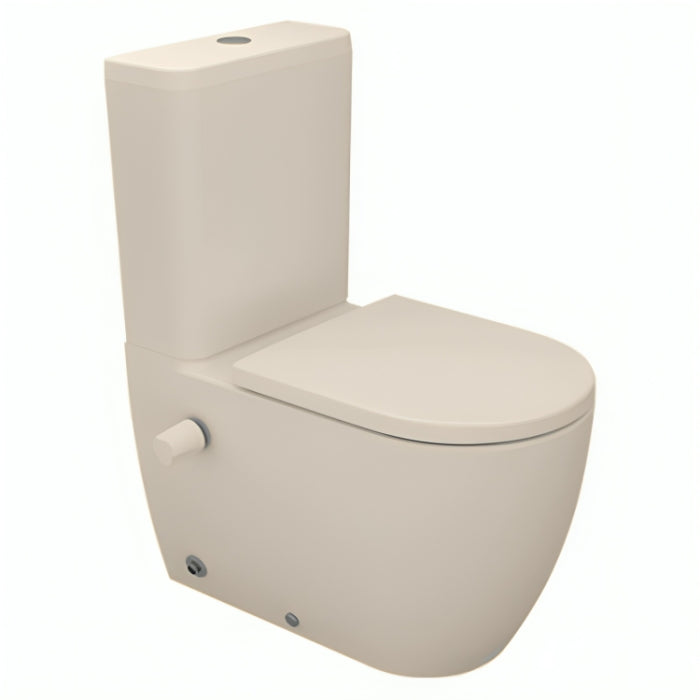 Sanipure Vega Close Coupled Toilet With Seat Cover