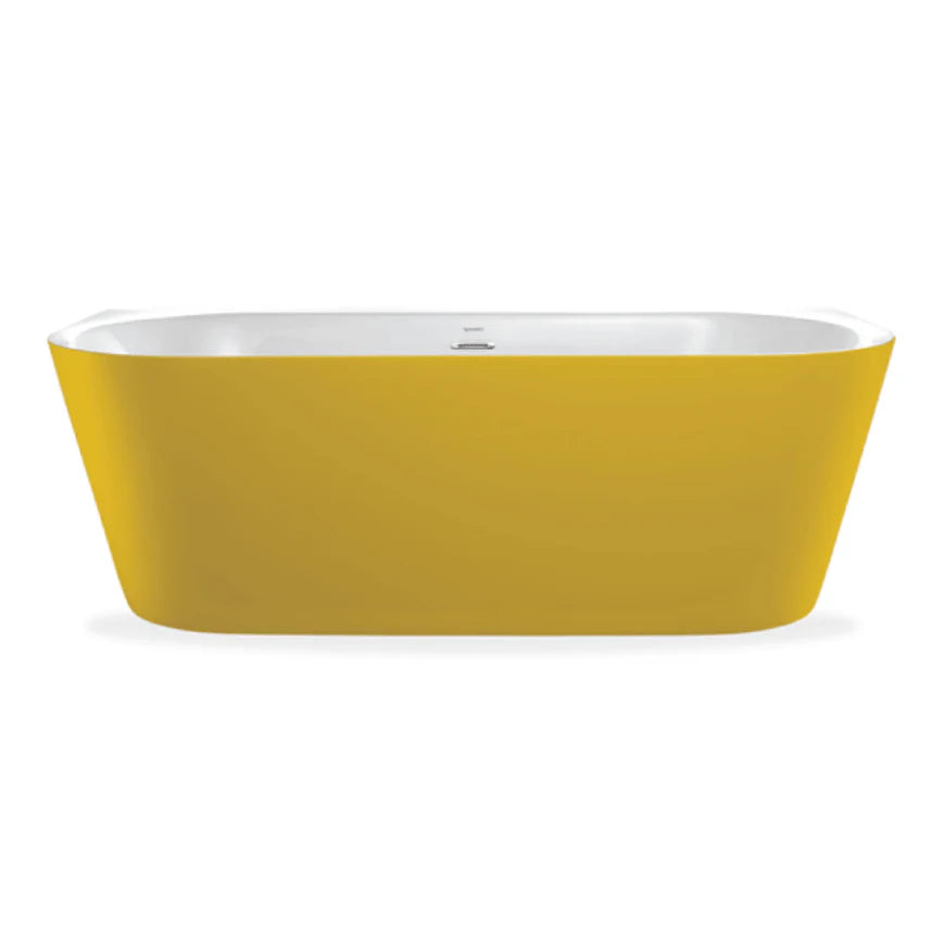 Bathtub Duravit Angelo 170x75 cm Front Panel Yellow