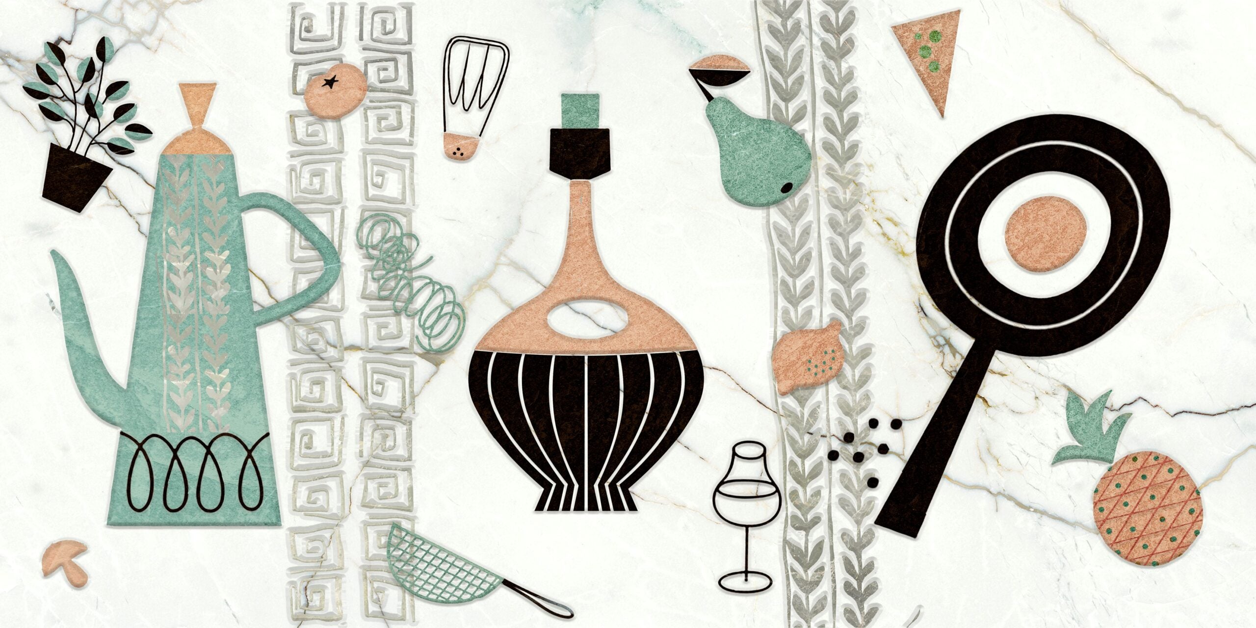  سيراميك كتالينا من كليوباترا، مقاس 30 × 60 سم