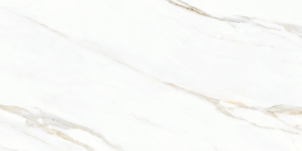 Porcelain Amelia white glossy 120*60 cm From Gemma