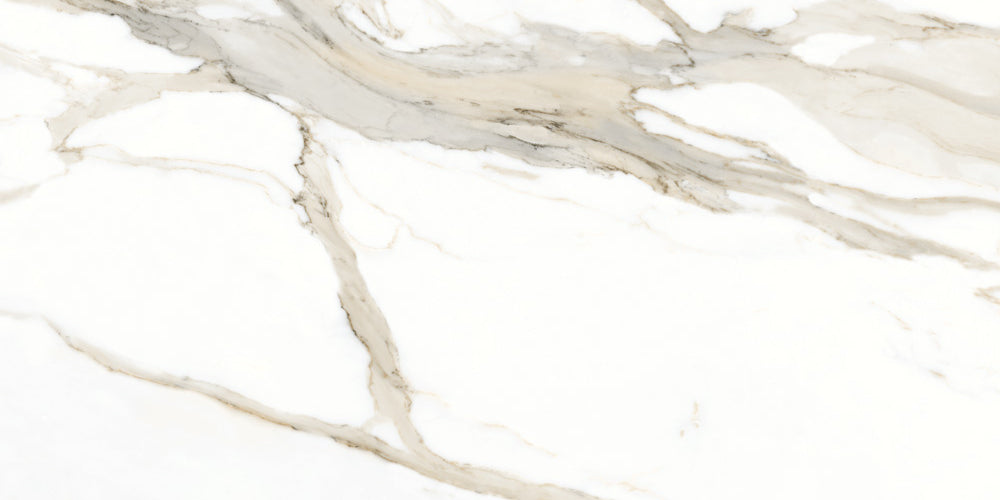 Porcelain Amelia white glossy 120*60 cm From Gemma