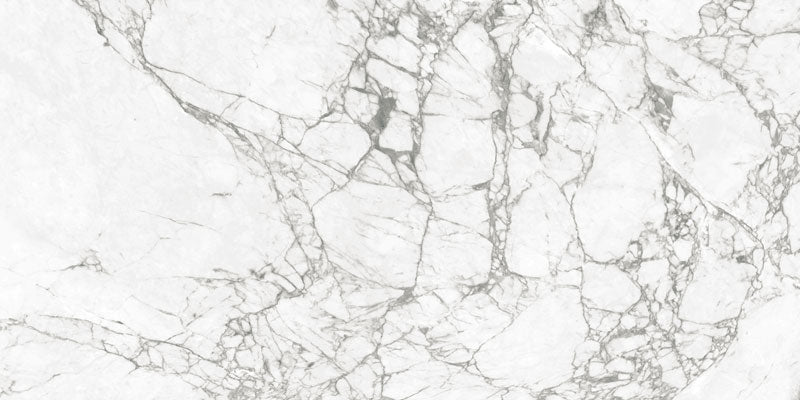 Porcelain Arabescato White glossy 120*60 cm From Gemma