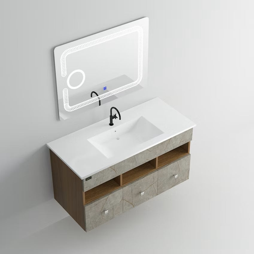 Beroia Furniture Unit with Wash imported basin 100×46 Cm Aris Grey