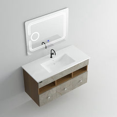 Beroia Furniture Unit with Wash imported basin 100×46 Cm Aris Grey