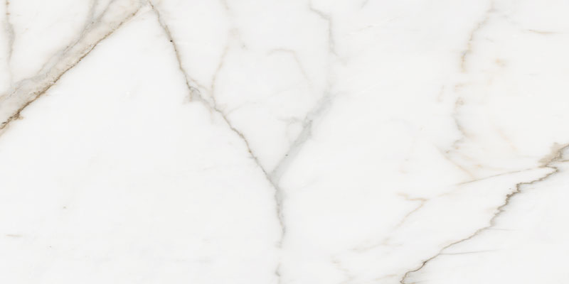 Porcelain Borghini White glossy 120*60 cm From Gemma