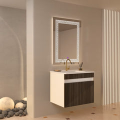 Beroia Furniture Unit with Washbasin 60×46 Cm Choclat