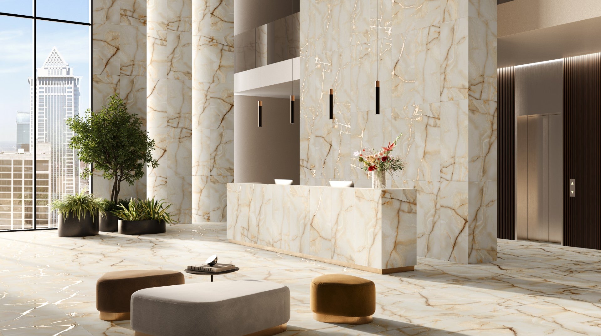 Porcelain Cleopatra Onix  Glossy 120*60 cm