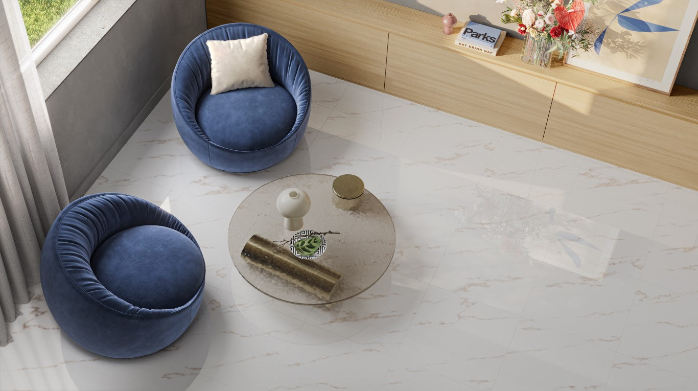 Ceramic Sky Ivory Glossy 60*60 cm