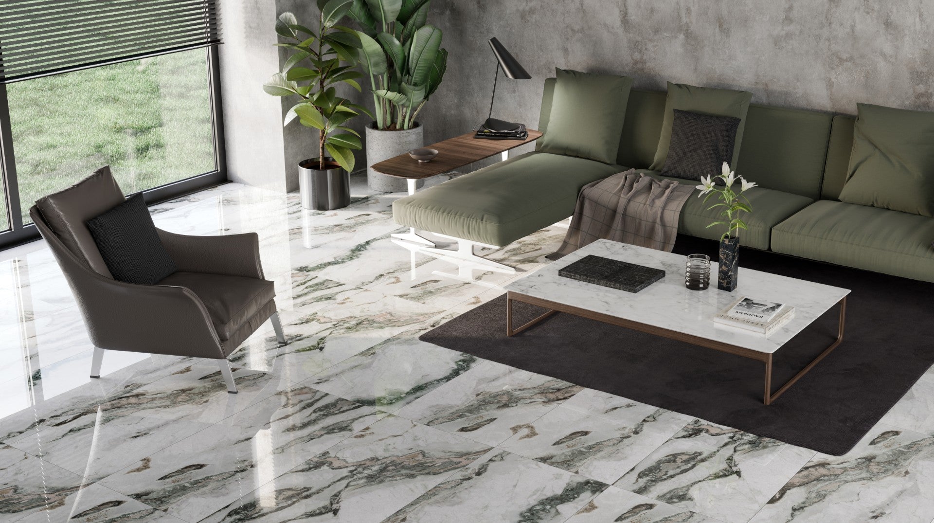 Porcelain Pekin  Glossy 120*60 cm From Cleopatra