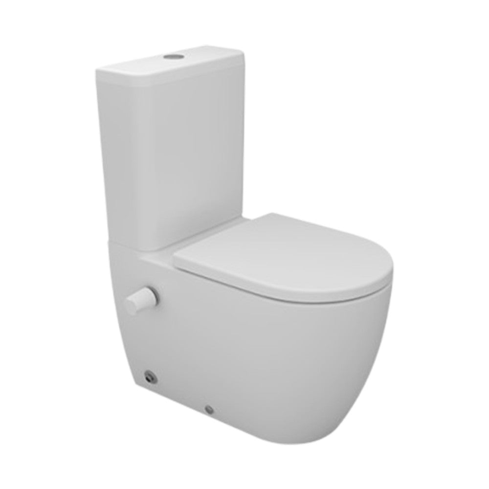 Sanipure Vega Close Coupled Toilet With Seat Cover