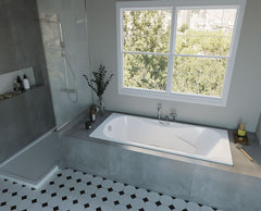 SANIPURE Bathtub GARDA 150 x 75 || 170 x 75 cm with and without panel