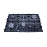 Purity Built-In Gas Hob 6 Burners 90cm Black