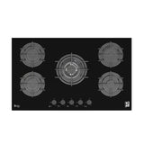 Purity Built-In Gas Hob 5 Burners 90cm Black