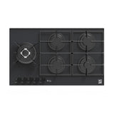 Purity Built-In Gas Hob 5 Burners 90cm Black