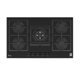 Purity Built-In Gas Hob 5 Burners 90cm Black