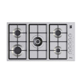 Purity Built-In Gas Hob 5 Burners 90cm Silver