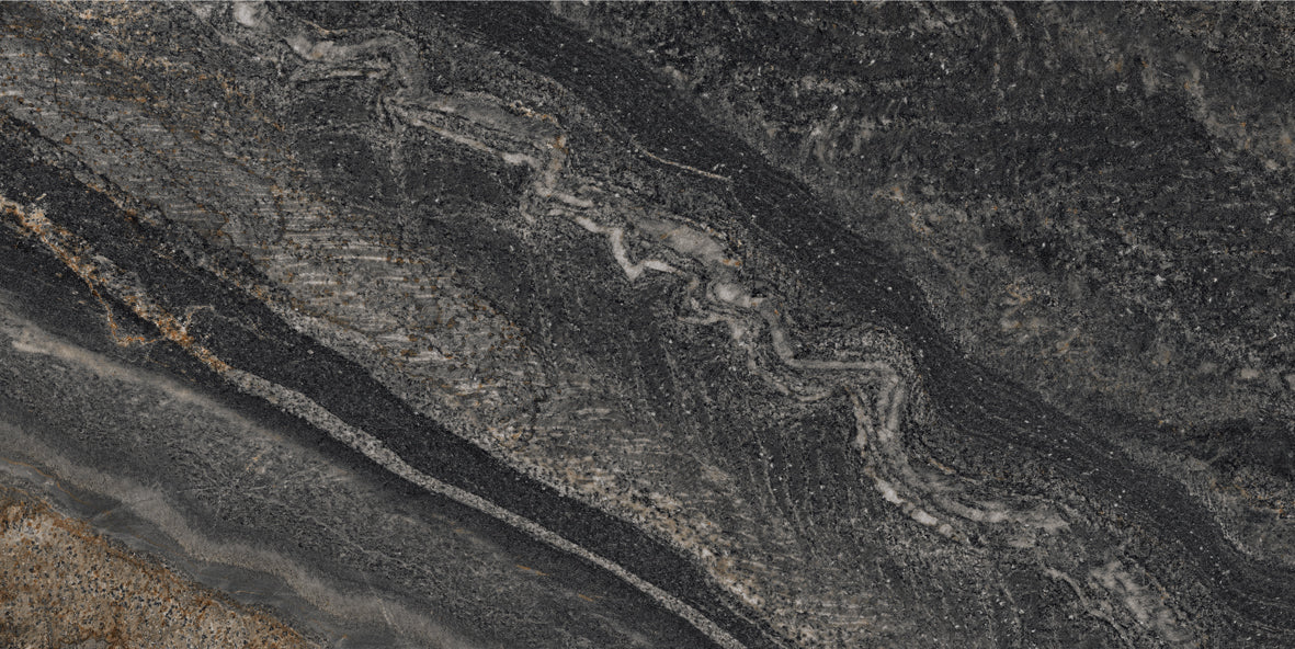 بورسلين الجوهرة هيوستن بلاك لامع 120*60 سم 