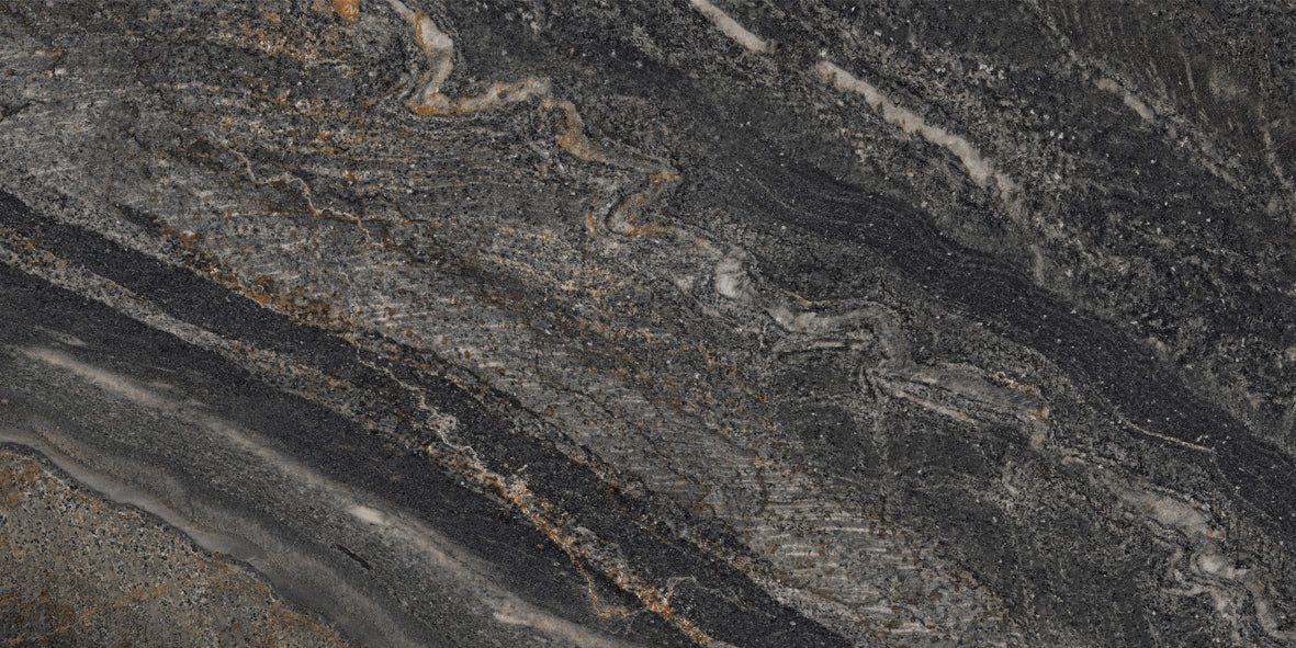 بورسلين الجوهرة هيوستن بلاك لامع 120*60 سم 