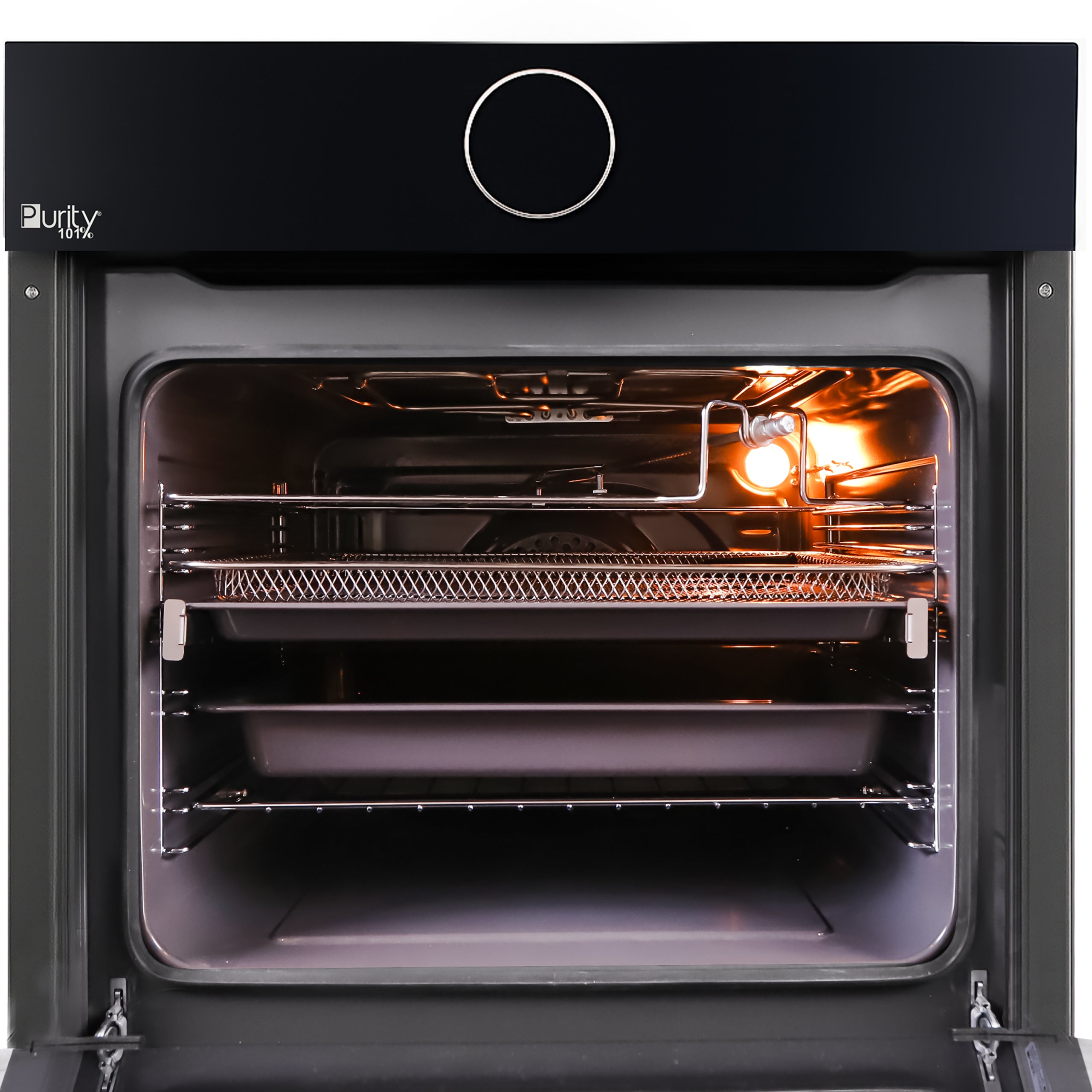 Purity Built in Full Electric Digital  Oven 60 cm Black
