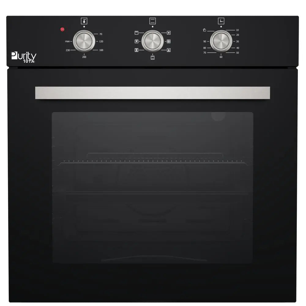 Purity Built in Full Electric Oven 60 cm Black