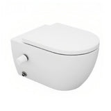 Sanipure Vega Wall-Mounted Toilet With Seat Cover White