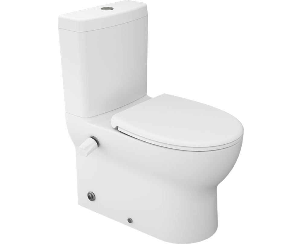 Sanipure Rosita Floor stand Toilet seat back to wall white